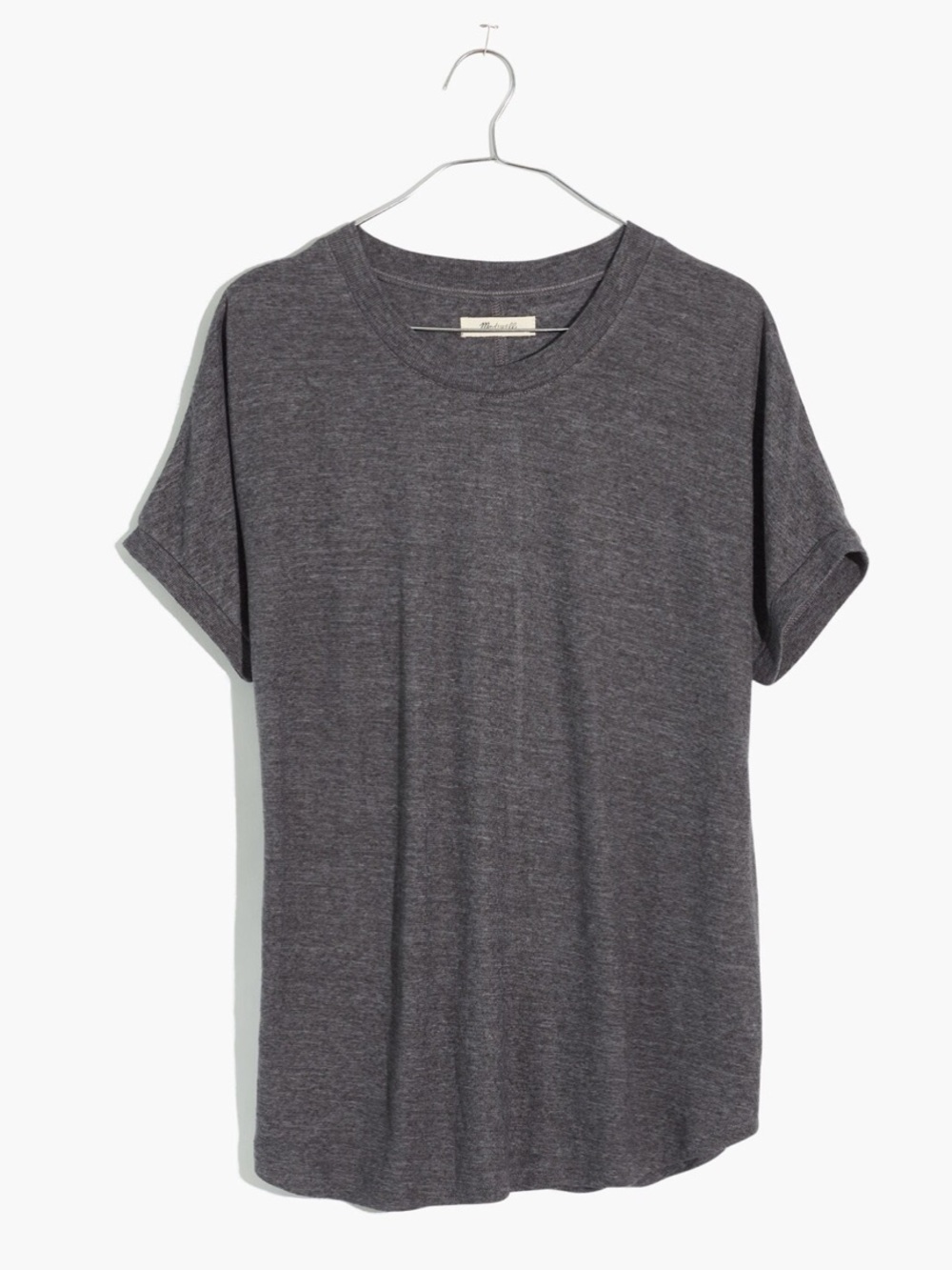 Madewell Heathered Hemp Relaxed Drapey Tee